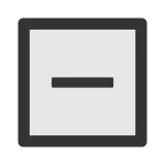 Minus Square SVG Icon
